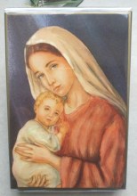Icône de la Vierge de l'Espérance pour un cadeau de baptême ou de première communion